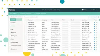 UpLead screenshot