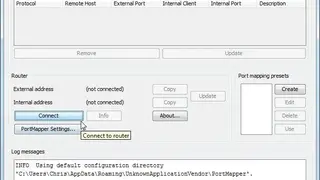 UPnP PortMapper screenshot