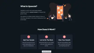 Upsocial screenshot