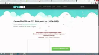 Uptobox screenshot
