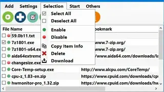 upToDate downloader screenshot