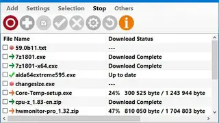 upToDate downloader screenshot