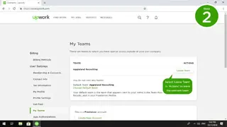 Upwork screenshot