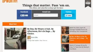 Upworthy screenshot