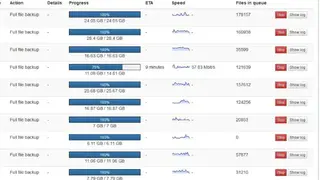 UrBackup screenshot
