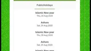 Urdu calendar 2020 Islamic screenshot