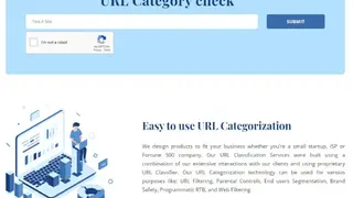 URL Classification screenshot