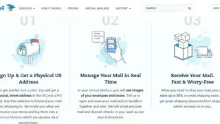 US Global Mail screenshot