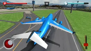 US Police Robot Car Game Police Plane Transport screenshot