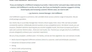 USA Fulfillment, Inc screenshot