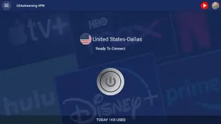 USAstreaming VPN screenshot