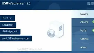 USBWebserver screenshot