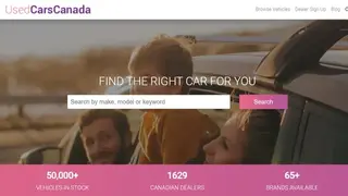 Used Cars Canada screenshot
