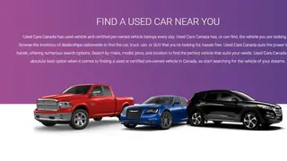 Used Cars Canada screenshot
