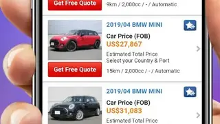 Used Cars in Japan screenshot