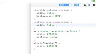User CSS screenshot