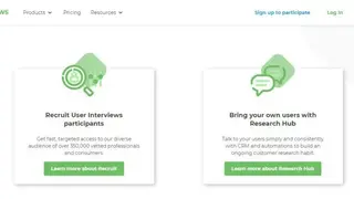 User Interviews screenshot