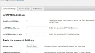 User Submitted Posts screenshot
