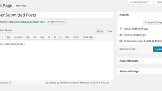 User Submitted Posts screenshot