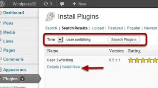 User Switching screenshot