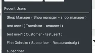 User Switching screenshot