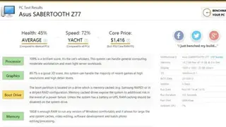 UserBenchMark screenshot