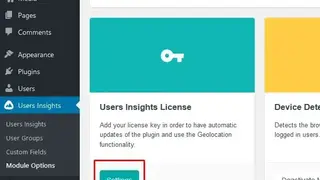 Users Insights screenshot