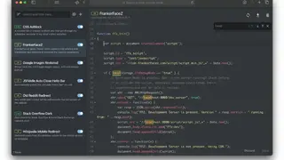 Userscripts screenshot