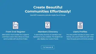 UsersWP screenshot