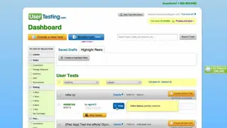UserTesting screenshot