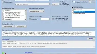 USMTGUI screenshot