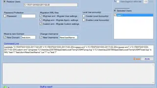 USMTGUI screenshot