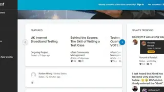 uTest screenshot
