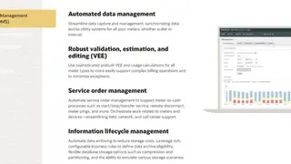 Utilities Meter Data Management screenshot
