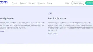 Uxcam screenshot