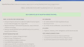 Valentina Server screenshot