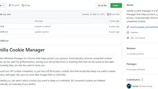 Vanilla Cookie Manager screenshot