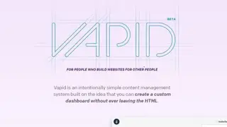 Vapid screenshot