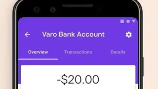 Varo Bank screenshot
