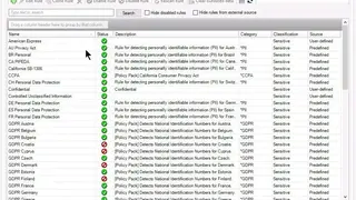 Varonis Data Classification Engine screenshot