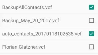 vCard Export Import(Lite) screenshot