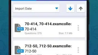 VCE Simulator screenshot