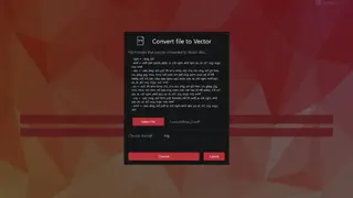 Vector Conversion Tool screenshot