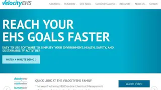 VelocityEHS screenshot