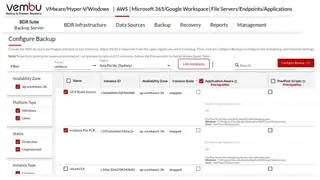 Vembu BDR Suite screenshot