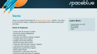 Venis GUI for NSIS screenshot