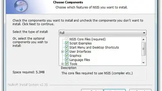 Venis GUI for NSIS screenshot