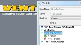 Ventrilo screenshot