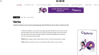 Verbs screenshot