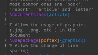 VerbTeX LaTeX Editor screenshot